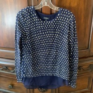Lucky Brand Navy Sweater